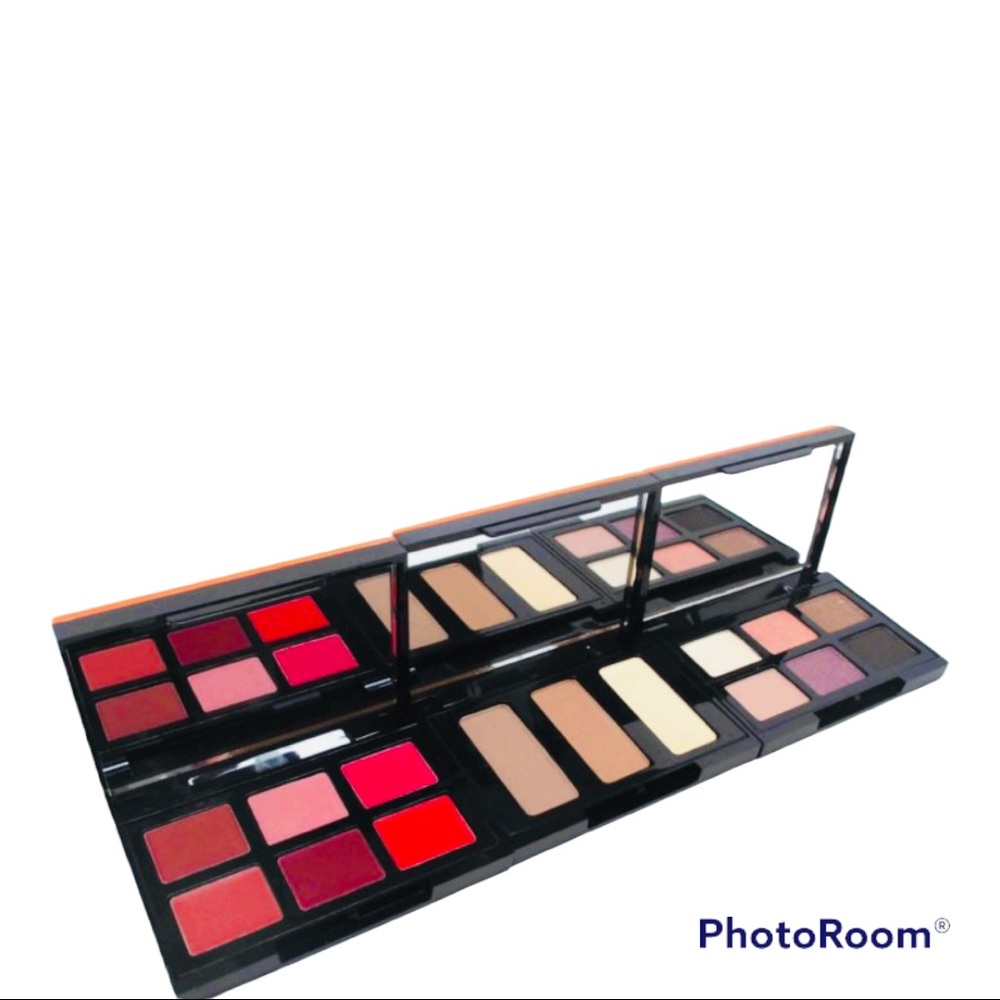 NWOT SMASHBOX Light It Up, 3 Palette Set, Lips, Eyes, Countour, Sealed Box